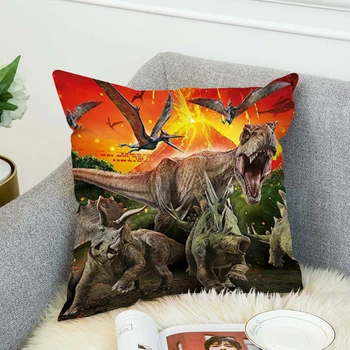 Jurassic Park Padjad Decor Kodus Padjapüür Viska Padi Hõlmab Dekoratiivsed Padjad Katavad Diivan Lühi -, Plüüš-Padi 45*45 Voodi