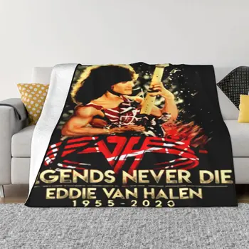Müük Evh Eddie Van Halen 1955. Aastal 2020 Van Halen Tekk Bedspread Voodis, Tekk Pehme Voodi Tekk Voodi
