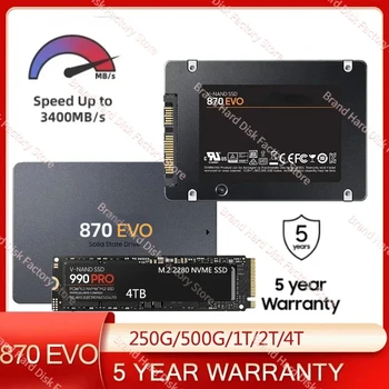 2023 Uusim Originaal 990PRO 4TB 2TB 1 TB Internal SSD (Solid State Disk M2 2280 PCIe Gen 4.0 x 4 NVMe PlayStation 5/PS5/Sülearvuti