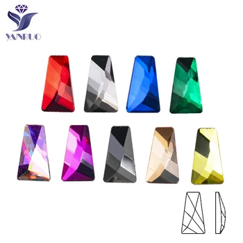YanRuo 20pcs 3x6mm Tiiva Kristall Klaas Flatback Ehted Kaunistused (3D, Käsitöö, Kivid Ilu Tarvikud Nail Art Võlusid