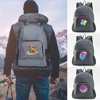 Kokkuklapitavad Seljakott Mountain-climbing Packable Väljas Sport Daypack Kotid, Meeste Naised, Matkamine, Reisimine Seljakotid 3D-Muster