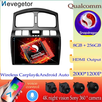 Android Qualcomm Jaoks Hyundai Santa Fe SM 2000-2012 Jaoks JAC S1 (Rein) 1 2007 - 2013 autoraadio Multimeedia Video Mängija Navigeerimine