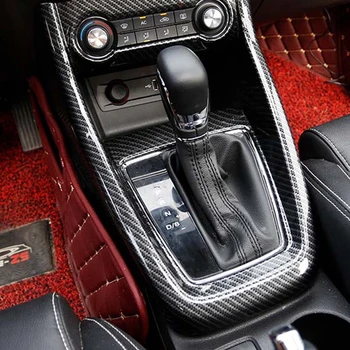 ABS süsinikkiu MG ZS 2018 2019 Car Styling Auto käiguvahetuse kinnitatav raam, paneel Teenetemärgi Kate Sisekujundus tarvikud 1tk