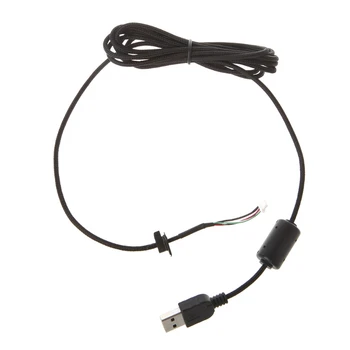1 Komplekt 2m Vastupidav Nailon Põimitud Rida USB-Hiirt, Kaabel Kaabel Logitech G9 G9X Kõrge Kvaliteediga