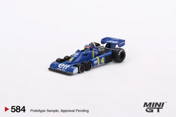 MINIGT1：64 Tyrrell P34 #4 Patrick Depailler1976 rootsi GP 2. Koht MGT00584-AHELS Auto Sulamist Diecast Metal Model Lastele