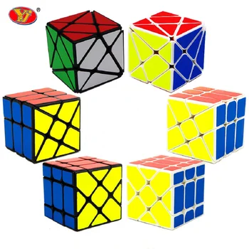 3TK/SET YongJun Fisher Suund Tuuleveski 3x3x3 Professionaalne Magic Cube Muuta Korrapäratult Jinggang Speed Cube YJ Puzzle Fidget Mänguasi