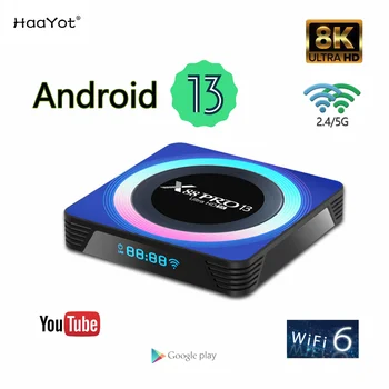 X88 Pro 13 Android 13 Smat TV Box Rockchip RK3528 2G 16G 4G 64G 8K HD Video Dekodeerimine Dual-band WIFI6 BT5.0 Digiboksi