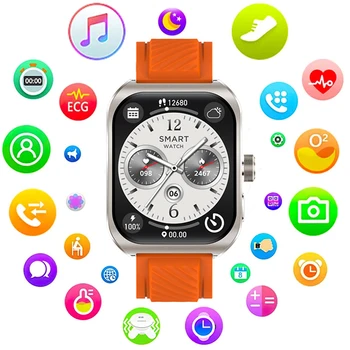 2024 Kompass Smartwatch Äri Mäng, Bluetooth Kõne Dünaamiline Lsland GPS Trajektoori Ip68 Veekindel Smart Watch 2.1 Kaardus Ekraan