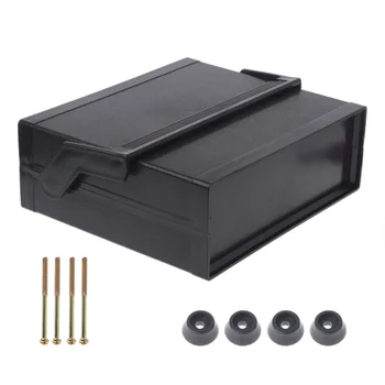Veekindel Plastikust Elektrooniline Ruum Projekti Box Black 200x175x70mm