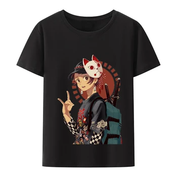 Kuum Jaapani Anime Demon Slayer T-Särk Kawaii Kimetsu No Yaiba Tees Tanjirou Kamado Unisex Tops Naljakas Tshirt camisetas mujer