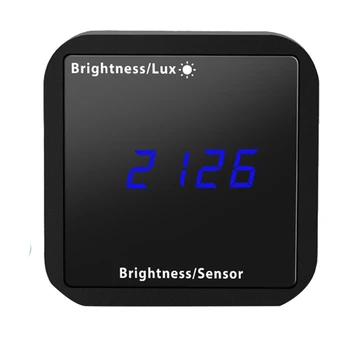 Tuya Light Sensor Heledus Detektori Temperatuur Niiskus Avastamise Display Smart Home Security Seos