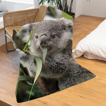 Austraalia Koala Karu Lapp Tekid Voodi Kate Lapp Viskab Reisi Kate Wrap Vastupidav Pehme Soe Kodu Travel Õpilane Tekid