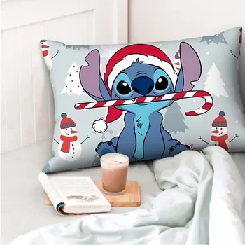 Disney Stitch Padjapüür Armas Lilo Pelekai Padja Kate Padi Decor Cartoon 3D Print Mugav Cushioncase Jõulud Kingitus