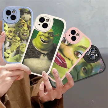 Cartoon Naljakas Film S-Shrek Telefoni Juhul Kõva Nahk iPhone 14 13 12 Mini 11 14 Pro Max Xs X-Xr 7 8 Plus Fundas