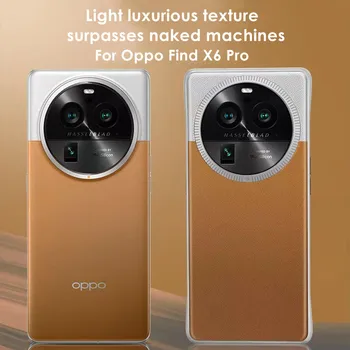 Eest OPPO Leia X6 Pro Juhul Premium Naha Puhul Luksus Äri-Põrutuskindel Kate Oppo Leia X6 Värvi Raam Mobiil Fundas